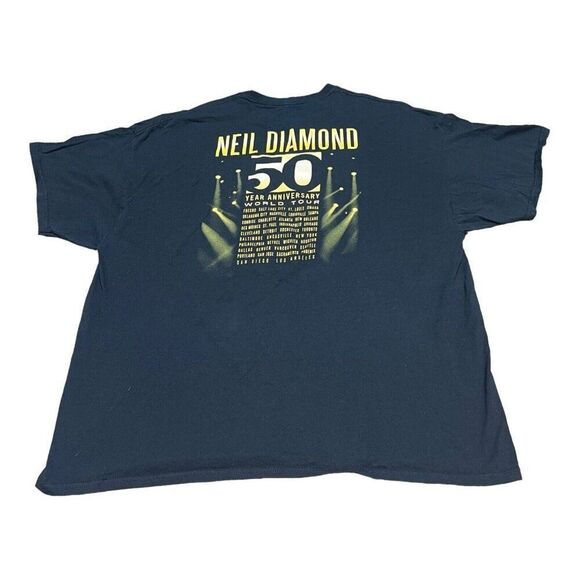 Neil Diamond 50 Year Anniversary World Tour Men T-Shirt 2X So Good So Good XXL - Picture 5 of 6